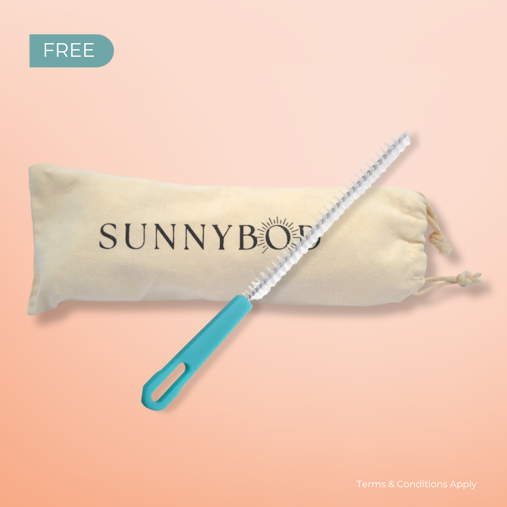 SUNNYBOD™ Refillable Sunscreen Brush Free Brush Pouch and Cleaning Brush